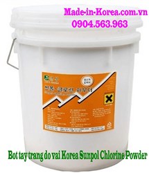 Bột tẩy trắng gốc CLOR- SUNPOL CHLORINE POWDER KOREA